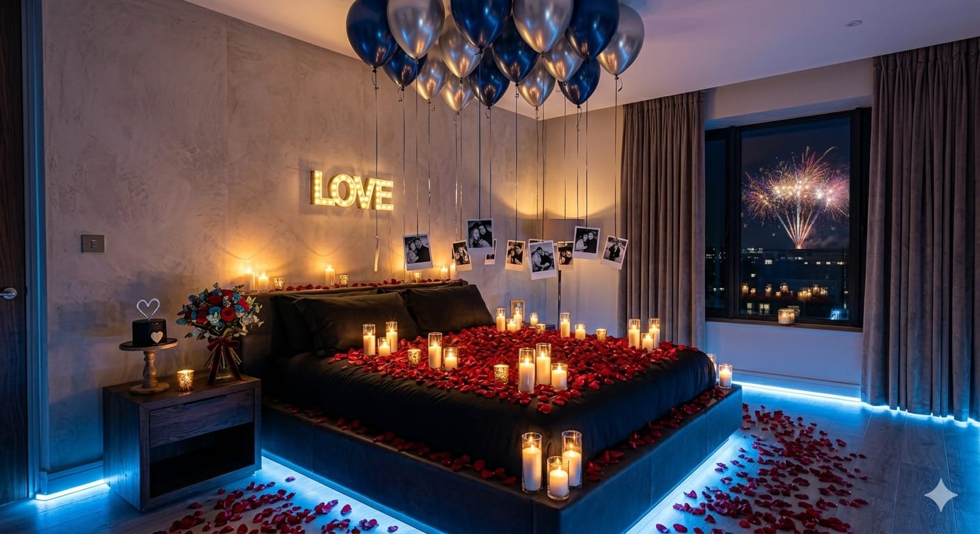 Romantic Room Setup