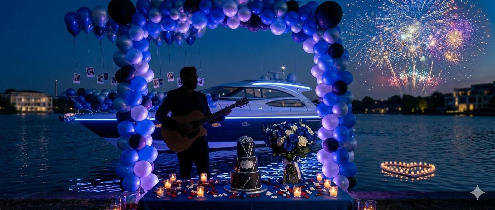 Live Music surprise to your loved ones under the moon!